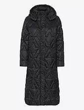 Crgaiagro Long Jacket Topattu Pitkä Takki Navy Cream
