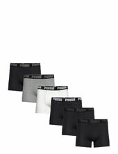 Puma Men Everyday Boxer 6p Ecom Bokserit Black Puma