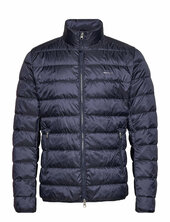 Light Down Jacket Vuorillinen Takki Topattu Takki Navy Gant