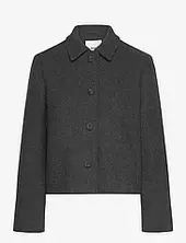 Objpisa Lo Short Jacket Div Villakangastakki Grey Object