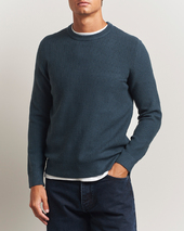 Samsøe Samsøe Dem Structured Knitted Crew Neck Midnight Navy