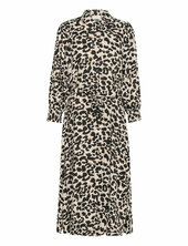 Kaemina Dress Polvipituinen Mekko Beige Kaffe