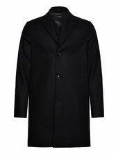 Artie Melton Coat Villakangastakki Pitkä Takki Black J. Lindeberg