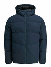 Jjglobal Puffer Jacket Vuorillinen Takki Topattu Takki Navy Jack & J S