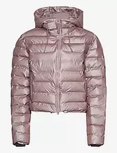 Lohja Short Puffer Jacket W3t2 Vuorillinen Takki Topattu Takki Pink Rains