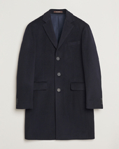 Oscar Jacobson Sylar Wool/cashmere Coat Navy