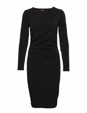 Trude Dress Polvipituinen Mekko Black Inwear