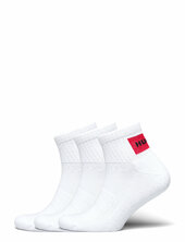 3p Sh Rib Label Cc Nilkkasukat Lyhytvartiset Sukat White Hugo