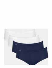 Sloggi Basic+ Midi C4p Hipsterit Alushousut Alusvaatteet Multi/patterned Sloggi