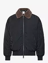 Over D Flight Bomber Jacket Bombertakki Takki Black Gant