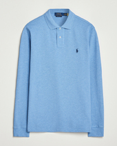 Polo Ralph Lauren Custom Slim Fit Long Sleeve Polo Soft Royal Heather