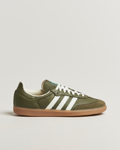 Adidas Originals Samba Og Sneaker Khaki Green/off White