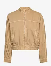 Denim Bomber Jacket Bombertakki Beige Mango