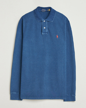 Polo Ralph Lauren Custom Slim Fit Long Sleeve Polo Shirt Medium Indigo