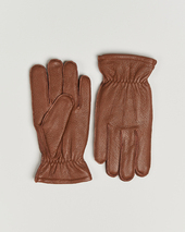 Polo Ralph Lauren Full Grain Leather Gloves Caramel