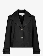 Visolo L/s Short Jacket/tes Villakangastakki Black Vila