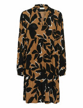 Kalisette Amber Dress Polvipituinen Mekko Black Kaffe