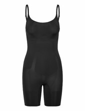 Mid Thigh Bodysuit Body Alusmekko Black Calvin Klein