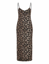 Leopard Midi Dress Polvipituinen Mekko Brown Mango