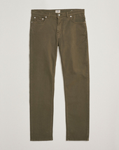 Morris James Brushed 5-pocket Pants Olive