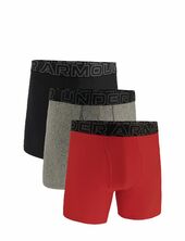Ua Performance Tech - Solid 6 In 3pk Bokserit Multi/patterned Under Armour