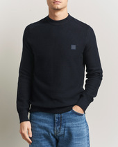 Boss Orange Anion Knitted Sweater Dark Blue