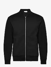 Slhmack Sweat Bomber Ls Noos Bombertakki Takki Black Selected