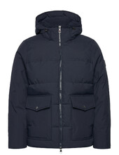 Rockie Utility Hooded Jacket Vuorillinen Takki Topattu Takki Navy Tommy Hilfiger