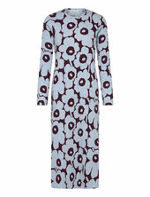 Rulla Unikko Polvipituinen Mekko Blue Marimekko