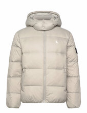 Essentials Down Jacket Vuorillinen Takki Topattu Takki Beige Calvin Klein Jeans