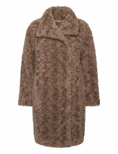 Citeddy Villakangastakki Pitkä Takki Brown Boss