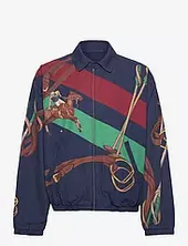 The Big Bayport Equestrian-print Jacket Bombertakki Takki Multi/patterned Polo Ralph Lauren