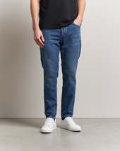 Hugo Brody Tapered Fit Jeans Medium Blue