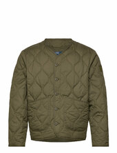 Onion-quilted Jacquard Jacket Tikkitakki Khaki Green Polo Ralph Lauren