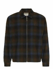 Ls Yd Wool Flannel Fz Jkt Ohut Takki Multi/patterned Calvin Klein