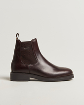 Gant Prepdale Leather Chelsea Boot Dark Brown
