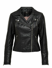 Onlgemma Faux Leather Biker Otw Noos Nahkatakki Black Only