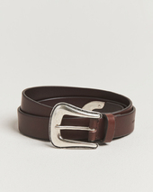 Tiger Of Sweden Ecus Western Leather Belt Dark Brown