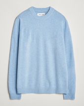 Samsøe Samsøe Isak Knitted Crew Neck Subdued Blue