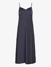 Xilkyiw Strap Dress Polvipituinen Mekko Navy Inwear