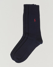 Polo Ralph Lauren 3-pack Egyptian Rib Crew Socks Navy