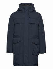 Apex Canvas Long Padded Coat - Grs Parka Takki Navy Knowledge Cotton Apparel