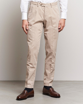 Oscar Jacobson Danwick Cotton Trousers Beige