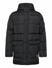 Outerwear Vuorillinen Takki Topattu Takki Black Blend