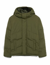 Jjworld Puffer Jacket Vuorillinen Takki Topattu Takki Khaki Green Jack & J S