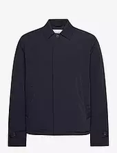 Malcolm Padded Jacket Vuorillinen Takki Topattu Takki Navy Les Deux