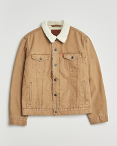 Levi's Type 3 Sherpa Trucker Ermine Brown