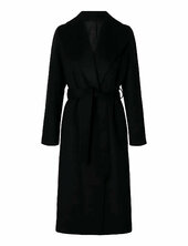 Slfrosa Wool Blend Coat Noos Villakangastakki Pitkä Takki Black Selected