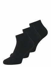 Jacbasic Bamboo Short Sock 3 Pack Noos Nilkkasukat Lyhytvartiset Sukat Black Jack & J S
