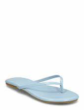 Biamexico Flip Flop Faux Leather Flipflopit Rantasandaalit Sandaalit Blue Bianco